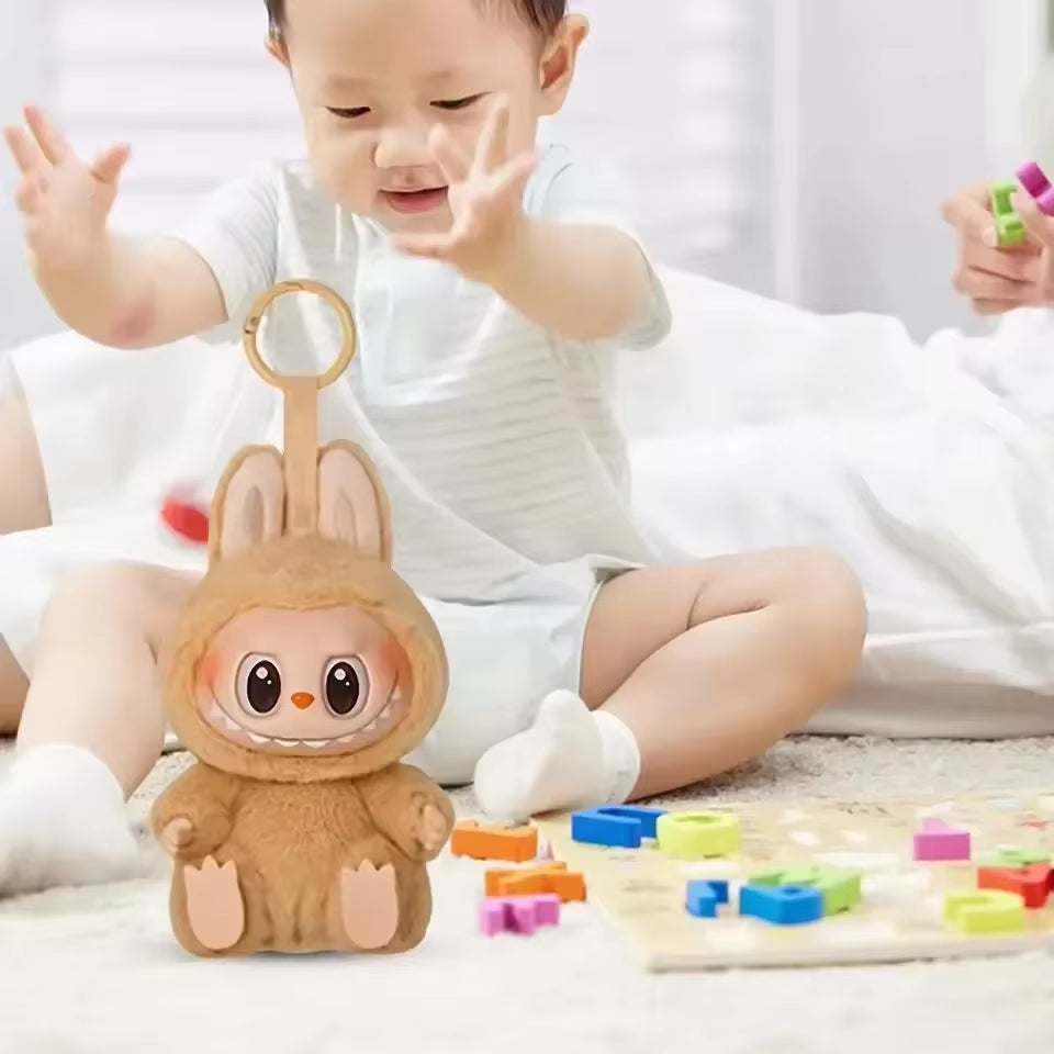 2Nd Generation Monster Labubu Sitting PVC Labubu Series Blind Box Labubu Series Labubu Macaron Keychain Birthday Holiday Gift