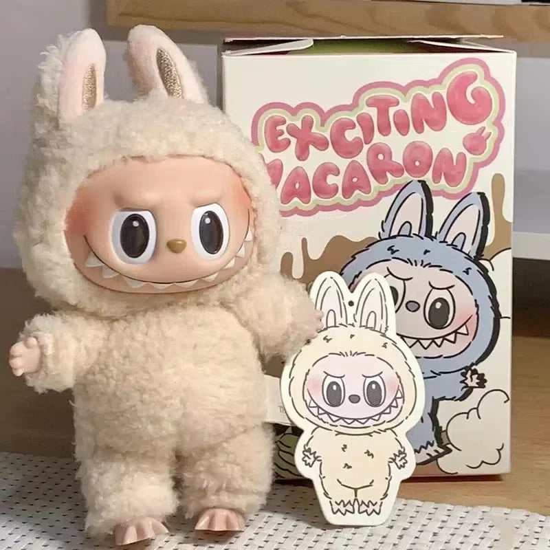 2Nd Generation Monster Labubu Sitting PVC Labubu Series Blind Box Labubu Series Labubu Macaron Keychain Birthday Holiday Gift