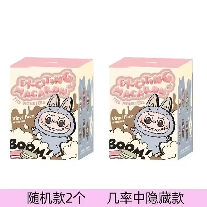 2Nd Generation Monster Labubu Sitting PVC Labubu Series Blind Box Labubu Series Labubu Macaron Keychain Birthday Holiday Gift