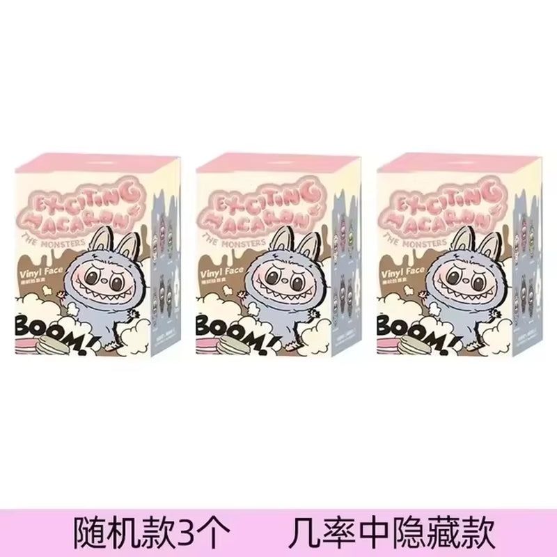 2Nd Generation Monster Labubu Sitting PVC Labubu Series Blind Box Labubu Series Labubu Macaron Keychain Birthday Holiday Gift