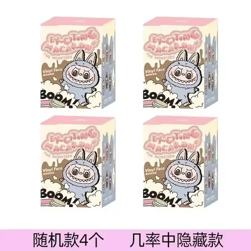 2Nd Generation Monster Labubu Sitting PVC Labubu Series Blind Box Labubu Series Labubu Macaron Keychain Birthday Holiday Gift
